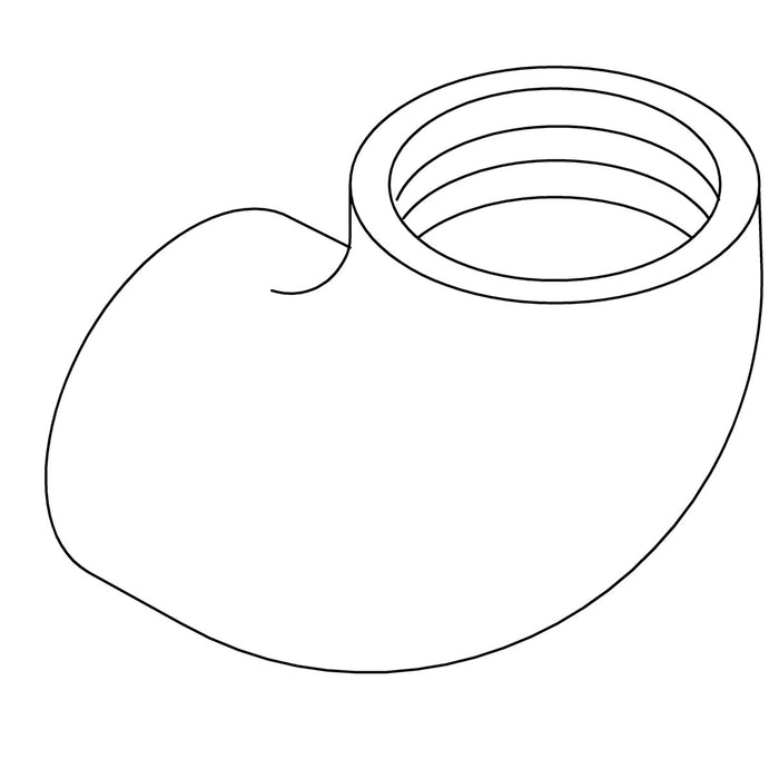 KOHLER K-39842-CP Union Elbow, 1/2 NPT X