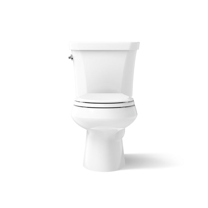 KOHLER K-3987 Wellworth Two-piece round-front toilet, dual-flush