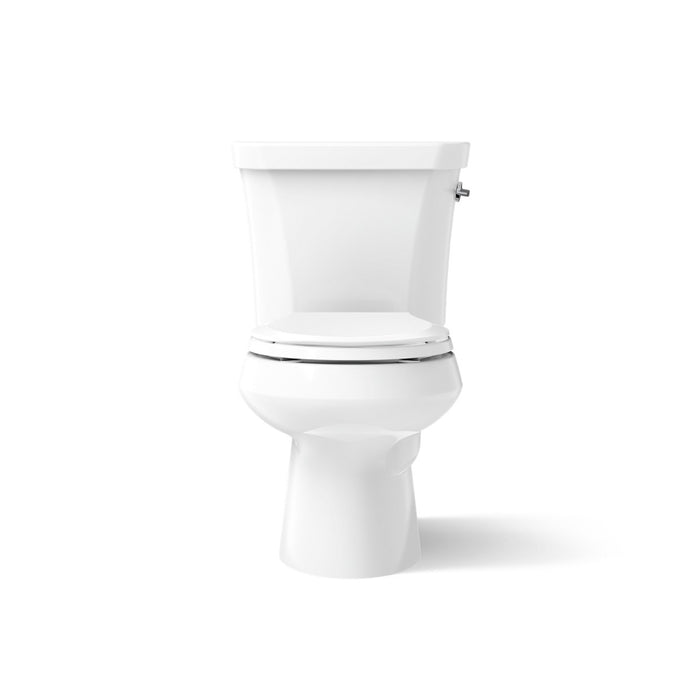 KOHLER K-3987 Wellworth Two-piece round-front toilet, dual-flush