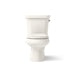 KOHLER K-3987-RA Wellworth Two-piece round-front toilet, dual-flush - Biscuit