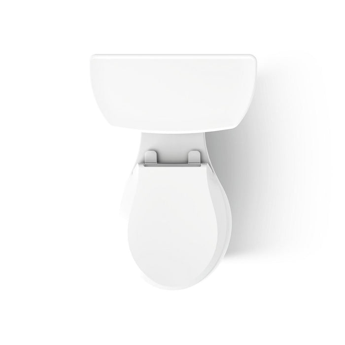 KOHLER K-3987-RA Wellworth Two-piece round-front toilet, dual-flush - White