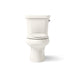 KOHLER K-3988-RA Wellworth Two-piece elongated toilet, dual-flush - Biscuit