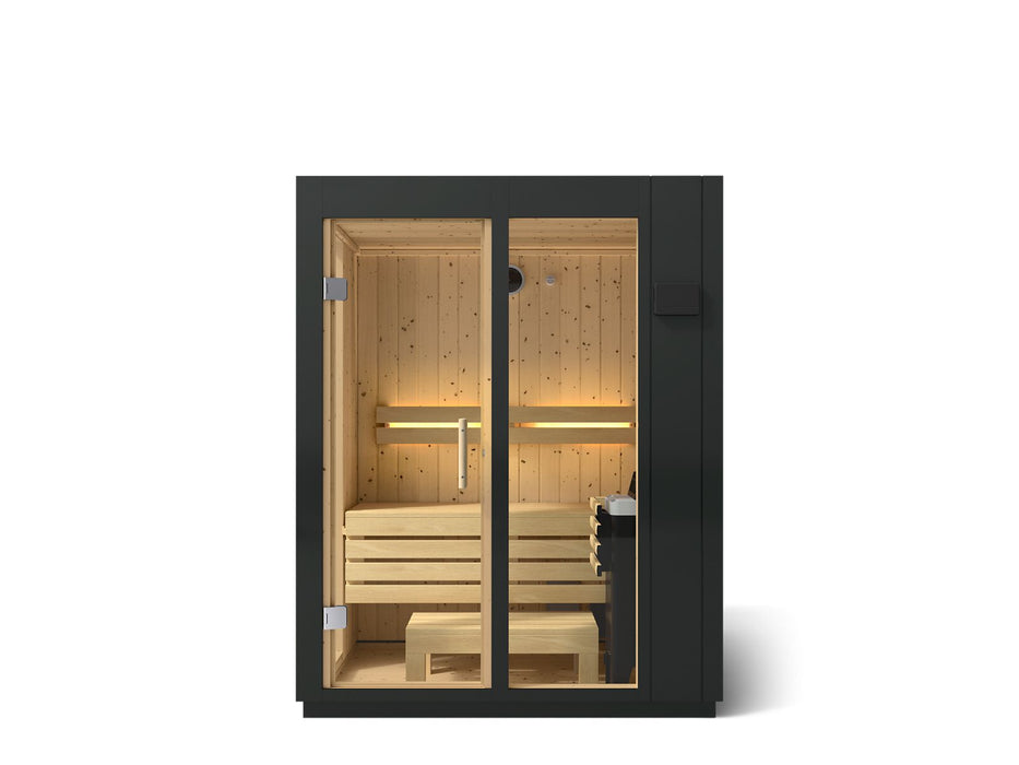 KOHLER K-39963-1FNC C1 Two-person Indoor Sauna with Floor