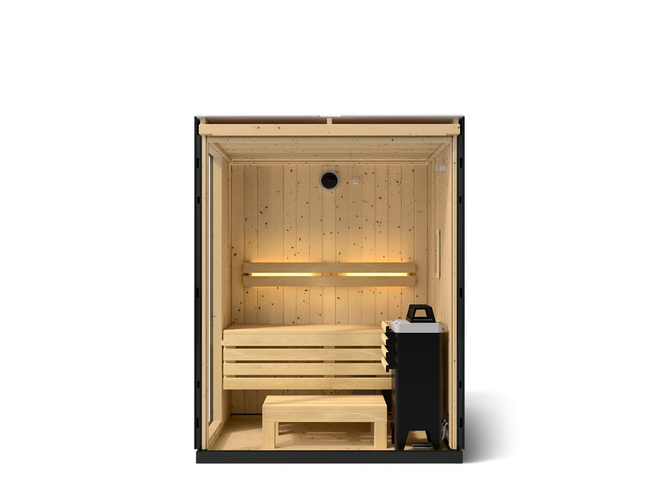 KOHLER K-39963-1FNC C1 Two-person Indoor Sauna with Floor