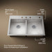 Kohler Vault 33" top-/undermount double-bowl kitchen sink