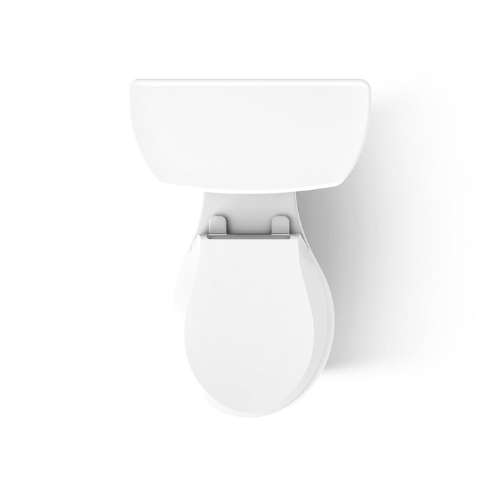KOHLER K-3997 Wellworth Two-piece round-front toilet, 1.28 gpf, right - view 3