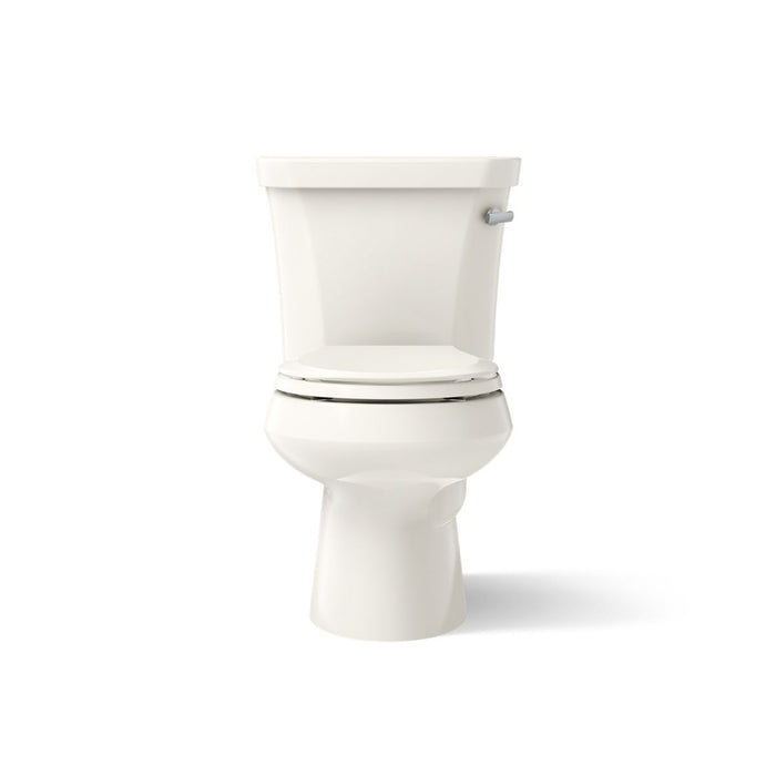 KOHLER K-3997-RA Wellworth Two-piece round-front toilet, 1.28 gpf - Biscuit