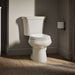 KOHLER K-3997-RA Wellworth Two-piece round-front toilet, 1.28 gpf - Biscuit