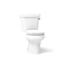 KOHLER K-3997-RZ Wellworth Two-piece round-front toilet, 1.28 gpf, white - view 5