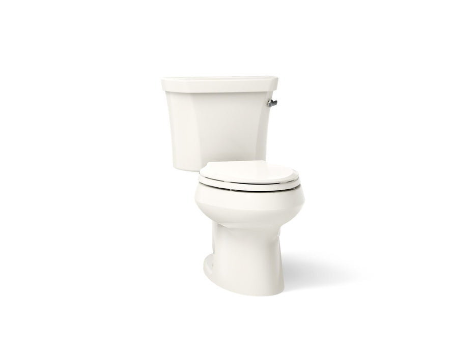 KOHLER K-3998-RA Wellworth Two-piece elongated toilet, 1.28 gpf