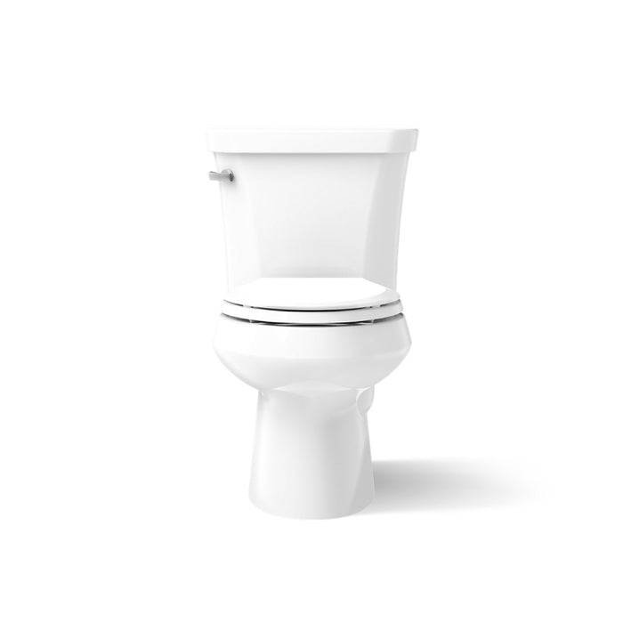 KOHLER K-3998 Wellworth Two-piece elongated toilet, 1.28 gpf, left - view 2