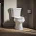 KOHLER K-3998 Wellworth Two-piece elongated toilet, 1.28 gpf, left - view 4