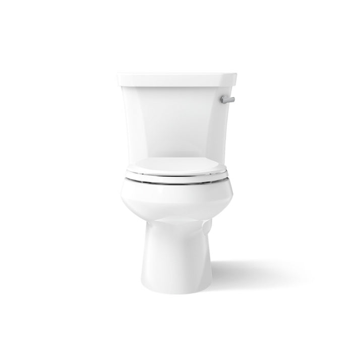 KOHLER K-3998 Wellworth Two-piece elongated toilet, 1.28 gpf, right - view 2