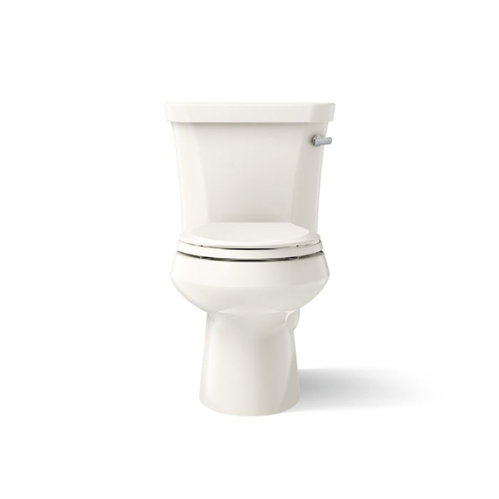 KOHLER K-3998-RA Wellworth Two-piece elongated toilet, 1.28 gpf - Biscuit