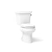 KOHLER K-3998-RA Wellworth Two-piece elongated toilet, 1.28 gpf - White