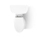 KOHLER K-3998-TR Wellworth Two-piece elongated toilet, 1.28 gpf, white - view 5
