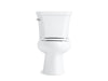 KOHLER K-3998-UT Wellworth Two-piece elongated toilet, 1.28 gpf, white - view 2