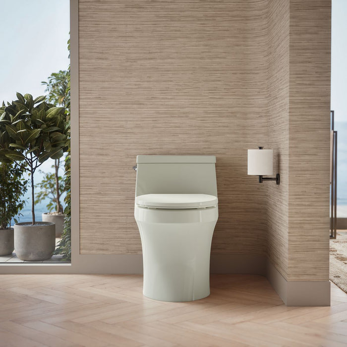 KOHLER K-4007 San Souci One-piece round-front toilet, 1.28 gpf