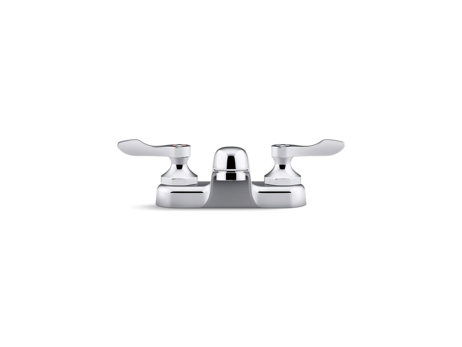 KOHLER K-400T20-4AKL Triton 1.0 gpm centerset bathroom sink faucet with laminar flow and lever handles, drain not includ