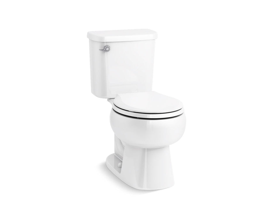 Sterling 402320 Windham Two-piece Round-front 1.28 GPF Toilet, white