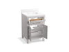 Kohler Kresla 24" bathroom vanity cabinet with sink and quartz top