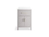 Kohler Kresla 24" bathroom vanity cabinet with sink and quartz top