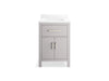 Kohler Kresla 24" bathroom vanity cabinet with sink and quartz top
