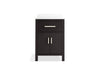 Kohler Kresla 24" bathroom vanity cabinet with sink and quartz top