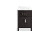 Kohler Kresla 24" bathroom vanity cabinet with sink and quartz top