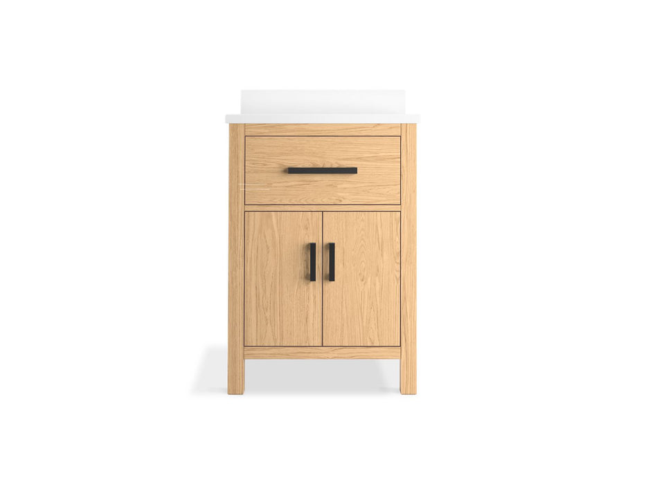 KOHLER K-40637-BD1 Kresla 24" bathroom vanity cabinet with sink and quartz top