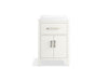 Kohler Kresla 24" bathroom vanity cabinet with sink and quartz top