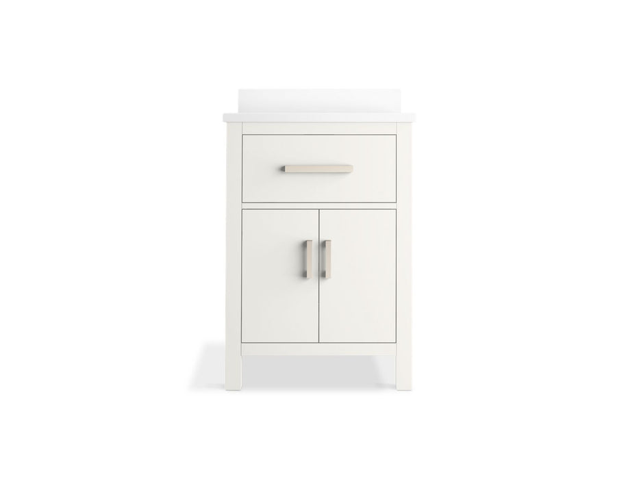 Kohler Kresla 24" bathroom vanity cabinet with sink and quartz top