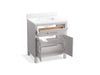 Kohler Kresla 30" bathroom vanity cabinet with sink and quartz top