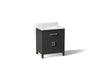 Kohler Kresla 30" bathroom vanity cabinet with sink and quartz top