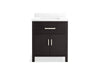 Kohler Kresla 30" bathroom vanity cabinet with sink and quartz top