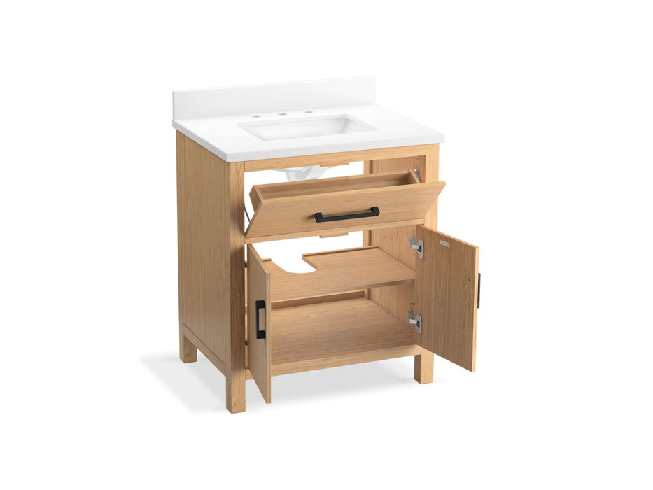 KOHLER K-40638-BD1 Kresla 30" bathroom vanity cabinet with sink and quartz top