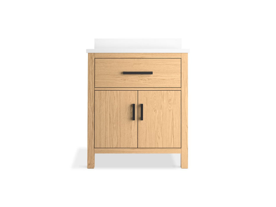 KOHLER K-40638-BD1 Kresla 30" bathroom vanity cabinet with sink and quartz top