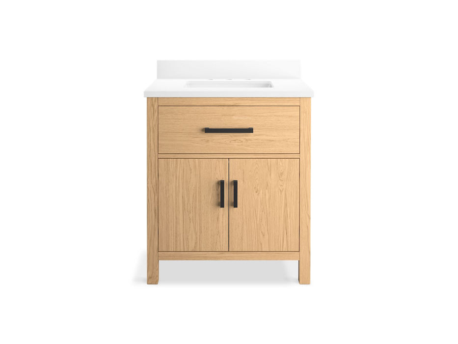 KOHLER K-40638-BD1 Kresla 30" bathroom vanity cabinet with sink and quartz top