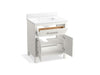 Kohler Kresla 30" bathroom vanity cabinet with sink and quartz top