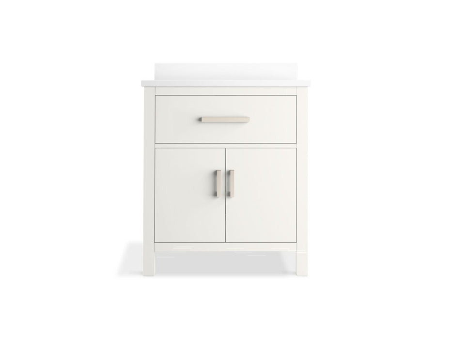 Kohler Kresla 30" bathroom vanity cabinet with sink and quartz top