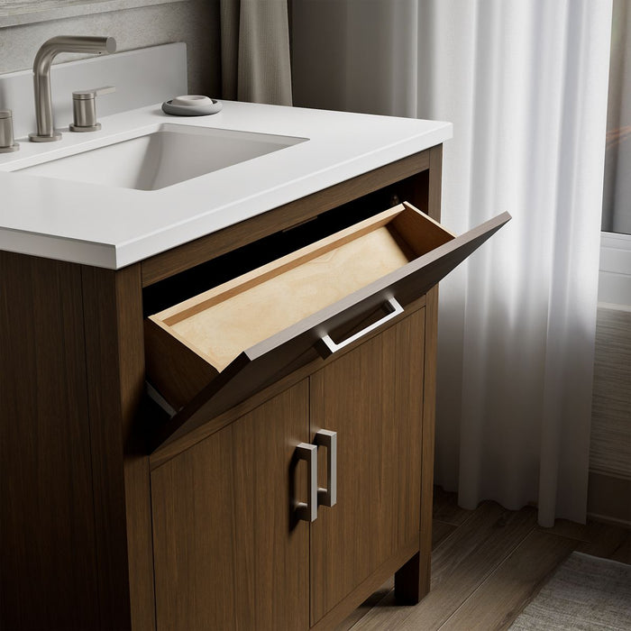 KOHLER K-40639-BD1 Kresla 36" bathroom vanity cabinet with sink and quartz top
