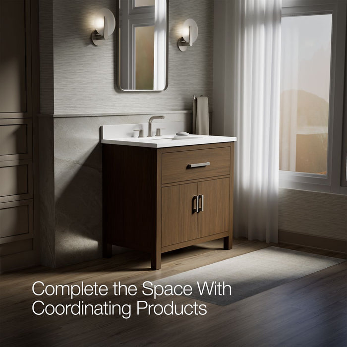KOHLER K-40639-BD1 Kresla 36" bathroom vanity cabinet with sink and quartz top