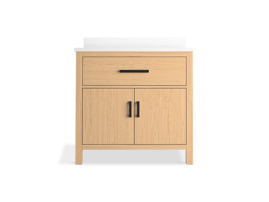Kohler Kresla 36" bathroom vanity cabinet with sink and quartz top