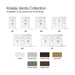 Kohler Kresla 48" bathroom vanity cabinet with sink and quartz top