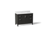Kohler Kresla 48" bathroom vanity cabinet with sink and quartz top