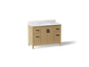 Kohler Kresla 48" bathroom vanity cabinet with sink and quartz top