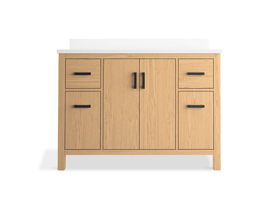 KOHLER K-40640-BD1 Kresla 48" bathroom vanity cabinet with sink and quartz top
