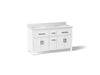 KOHLER K-40641-BD1 Kresla 60" bathroom vanity cabinet with sinks and quartz top