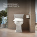 KOHLER PureWash Elongated bidet toilet seat with remote control