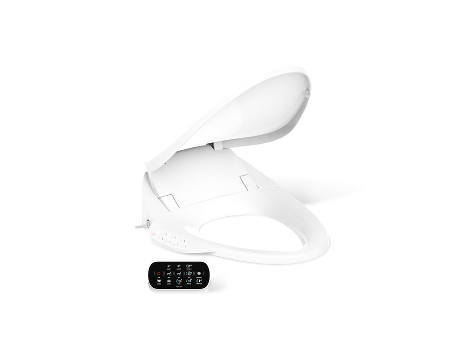 KOHLER K-4108 PureWash Elongated bidet toilet seat with remote control
